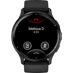GARMIN VENU® 3 Smartwatch faserverstärktes Polymer Silikon, 22 mm, Schwarz/Schiefergrau