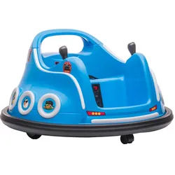 Aiyaplay 12V Kinder Autoscooter mit 2,4 G Fernbedienung, Elektro Bumper mit Musik Blau , Kunststoff , 73x44x73 cm , unisex , Freizeit & Co, Gartenspielzeug, Kinder-Elektrofahrzeuge