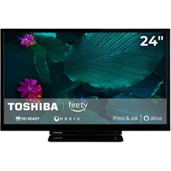 Toshiba 24WF3F63DAR Fernseher 24 Zoll Fire TV HD-Ready Smart TV HDR Alexa Triple-Tuner LED TV (2026)