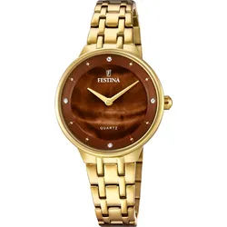 Festina Quarz Damen Mademoiselle F20601/C - braun,gold - 30.5mm
