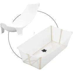 Stokke® FLEXIBATH Bundle Badewanne XL inkl. Badewannensitz Newborn Support, beige