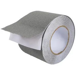 ANRO Klebeband Antirutsch Klebestreifen für glatte Oberflächen Grip-Klebeband (eine Rolle, 1-St., 1St.Rolle) selbstklebend erhöht die Sicherheit Non-Slip-Tape 10m Breite 10cm Grau grau 10 cm x 1000 cm