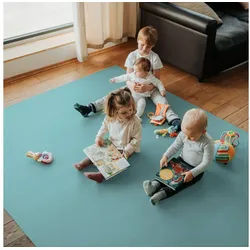 Sanosoft Spielmatte Krabbelmatte SanoSoft XXL Öko-Tex 100, Petrol 180x800 180 cm x 800 cm
