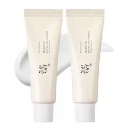 Beauty of Joseon Sonnenschutzcreme Relief Sun Rice + Probiotics SPF 50+ Doppelpack 2×50 ml – leichte, Sonnencreme mit hohem UVA/UVB-Schutz, 119-tlg., pflegender Rice & Probiotics Formel, Niacinamid & Ginseng, ideal für alle Hauttypen