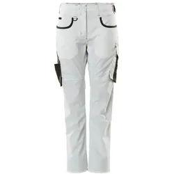 MASCOT Damen Hose UNIQUE Weiß / Dunkelanthrazit 54 - 18678-230-0618-82C54 - Weiß / Dunkelanthrazit