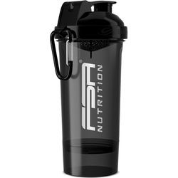 FSA Nutrition Protein Shaker mit Pulverfach Flaschen 800 ml schwarz