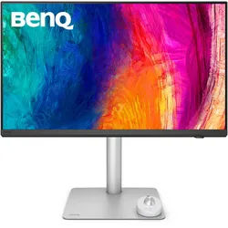 BENQ PD2730S, 27" 27", 5ms (GtG), 5120x2880, 60Hz, IPS, non-glare, 400cd/m2, 1x DP 1.4, 1x HDMI 2.1, 1x Thunderbolt4/USB4 m.DP 1.4(up o. PD-out), 1x USB-C 3.1 (Up), 1x USB-C 3.1 (down), 3x USB-A 3.1 (down), 1x TB5/USB4 m.DP-out (down), 2x 3W-Speaker, höhenverstellb (150mm), Pivot, drehbar (30G), neigbar (+20/-5G), Hell-/Lichtsensor