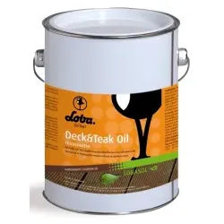 LOBA LOBASOL® Deck & Teak Oil Color Spezialöl, Transparentes Spezialöl für den Außeneinsatz, 750 ml - Dose