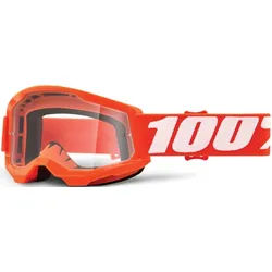 100% Strata II Jugend Motocross Brille, schwarz-orange