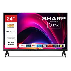Sharp 24HE2745E LCD-LED Fernseher (60 cm/24 Zoll, HD-ready, Smart TV powered by TiVo, Smart TV powered by TiVo, HDR, Triple-Tuner) schwarz