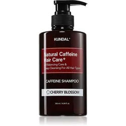 KUNDAL Caffeine Shampoo Cherry Blossom Naturshampoo gegen Haarausfall 500 ml
