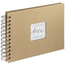 Craft Spiral Album 24 x 17 cm 40 Kraft Paper Pages