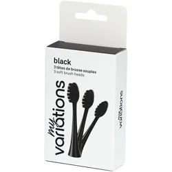 MyVariations 3er-Pack Bürstenköpfe - Onyx-Black