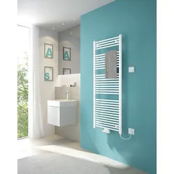 Arbonia Design-Elektroheizkörper „Bagnolino®-50 Watt“ 45 × 177 cm in Weiß (RAL 9016)