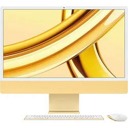 Apple iMac 24" iMac (23,5 Zoll, Apple Apple M3 M3, 10‐Core GPU, 16 GB RAM, 2000 GB SSD) gelb