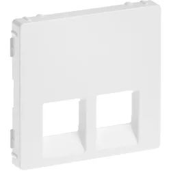 Legrand 755420 Abdeckung für Telefon- oder Datendose 2-fach