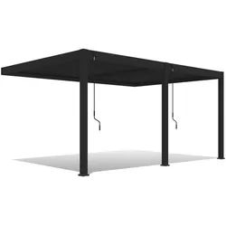 Weide Pergola , Metall , 530x255x360 cm , Gartenmöbel, Loungemöbel