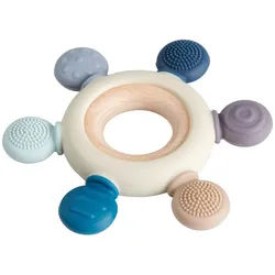 My Baby Lou BEIßRING , Multicolor , Holz, Kunststoff , Buche , vollmassiv , unisex , Lfgb, EN 71 , Pflegen, Schnuller & Beißringe