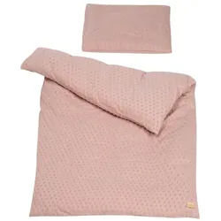 roba® Kinderbettwäsche Lil Planet - BIO BAUMWOLLE - versch. Farben - weicher Stoff, aus Jersey, 2 teilig, 100 x135 cm, Bettwäsche Kinderbett & Babybett - Jungen & Mädchen rosa