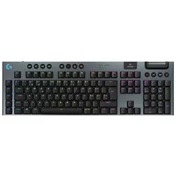 LOGITECH G915 X Lightspeed, schwarz, LEDs RGB, GL TACTILE, USB/Bluetooth, CH