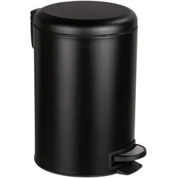 WENKO Treteimer Mod. Leman Easy Close Schwarz 12 L
