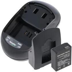 Ladegerät und Nachbau Akku passend für Go Pro HD Hero 3, AHDBT-201, AHDBT-301