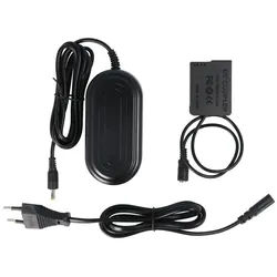 Kamera-Netzteil passend für Panasonic DMW-AC8, DCC8, DMW-BLC12E, DMW-DCC8GU, BP-DC12 inklusive Gleichstromkuppler