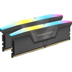 Vengeance RGB DDR5-6400 - 32GB - CL32 - Dual Channel (2 pcs) - AMD EXPO - Grau mit RGB