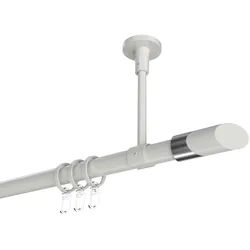 GARDINENSTANGE Sonette Verano 360 cm (geteilt in 2 x 180 cm), 1-läufig, 20 mm Ø Weiß