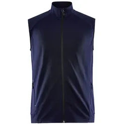 Craft Sport-Weste ADV Unify (Recyclingpolyester, bequeme und elastiche Passform) navyblau Herren