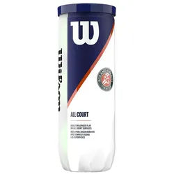 Wilson Tennisball Roland Garros All Court Ball 3 Pack - Tennisball gelb