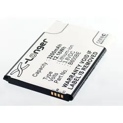 AGI Akku für Samsung SM-N9005 Li-Ion 3,8 Volt 3200 mAh schwarz Handy-Akku 3200 mAh (3.8 V) schwarz