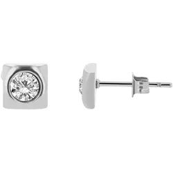 Adelia ́s Paar Ohrhänger Damen Ohrringe – Ohrstecker aus Edelstahl, Perfekt als Geschenk für besondere Menschen silberfarben