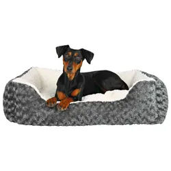 TRIXIE Hundebett Bett Kaline - grau/creme - 50 × 40 cm grau 400 cm x 500 cm