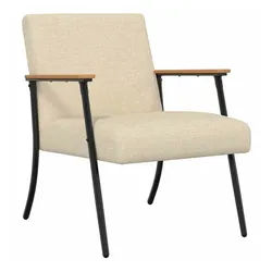 vidaXL Sessel Sessel Creme Stoff (1-St)
