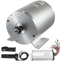 VEVOR Bürstenloser Gleichstrommotor Set 48V 1800W Elektro Bürstenloser Controller Motor Gasgriff für Atv Schiff