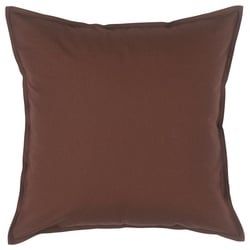 Novel Kissenhülle , Dunkelbraun , Textil , Uni , 50x50 cm , Fsc, Bsci, Oeko-Tex® Standard 100 , hochwertige Qualität , Heimtextilien, Bezüge, Kissenbezüge