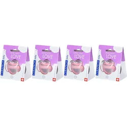 Curaprox baby Schnuller Gr 0 rosa einfach
