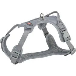 TRIXIE Premium Active Geschirr, 39 - 56 cm / 15 mm, grafit