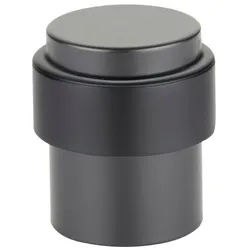SO-TECH® Türstopper Thor Bodentürstopper Höhe 40 mm echt Edelstahl massiv (Spar-Set, 7 St), Durchmesser 30 / 36 mm, Edelstahl SS304 schwarz schwarz