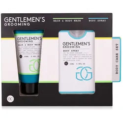 ACCENTRA Duschpflege Geschenkset für Männer GENTLEMEN'S GROOMING Shampoo & Duschgel, Körper, 2-tlg. schwarz