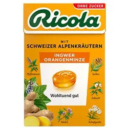 Ricola Ingwer Orangenminze Bonbons