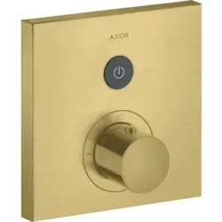 hansgrohe Fertigmontageset ShowerSelect UP-THM, 1 Verbr., eckig, brushed brass