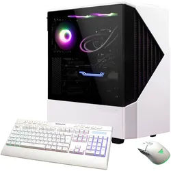 GAMEMAX Gaming-PC "Horizon 7732 AMD Ryzen 5 9600X RTX 5070 32GB DDR5 1TB SSD", schwarz (weiß, schwarz), Microsoft Windows 11 Home (64 Bit), 32 GB RAM 1.000 GB SSD, Desktop-PCs, Windows 11, DDR5 RAM