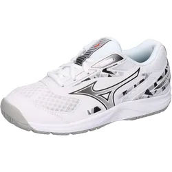 Mizuno Kinder Handballschuhe STEALTH STAR 3 X1GC2507-59 37 - White/Black/Fiery Red - 37