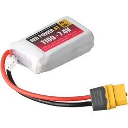 Pichler RED POWER XT LiPo Akku 1100 mAh – 7,4 V 2S1P mit XT60 Stecker