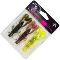 Fox Rage Kunstköder Fox Rage Critter mixed Colour Pack - 3 Gummikrebse 7 cm