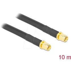 DELOCK 90452 - SMA Stecker zu SMA Stecker LMR/CFD300 10 m