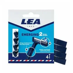 Lea Rasierklingen Emerging 2 Klingen Einwegklingen Pack 4 Einheiten
