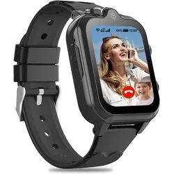 DDIOYIUR Smartwatch (4,2 cm, sim-karte), 4G Kinder Smartwatch schwarz